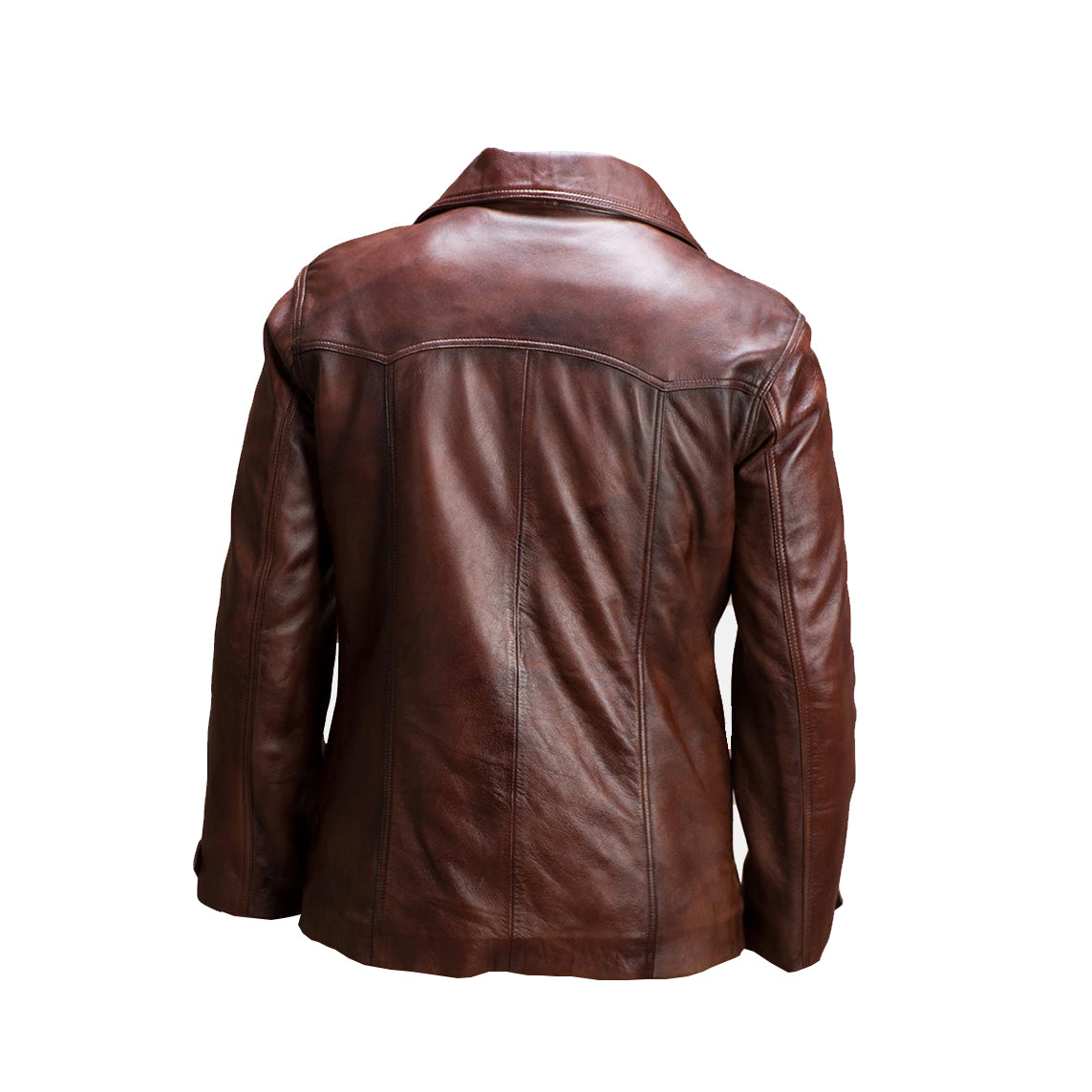 Vincent Alley Brown Leather Jacket