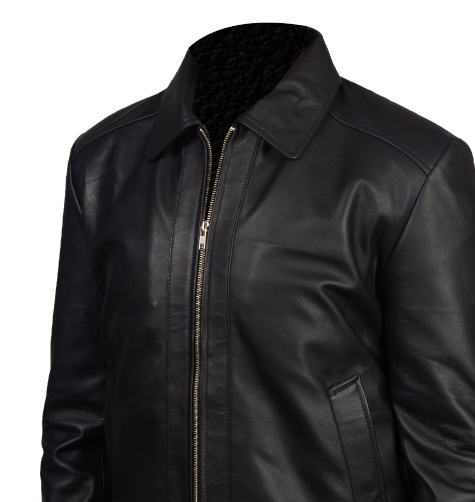 Inferno Black Leather Jacket